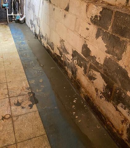 WaterGuard French Drain Installed