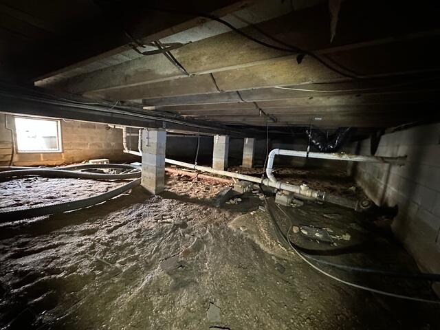 Crawl Space Before