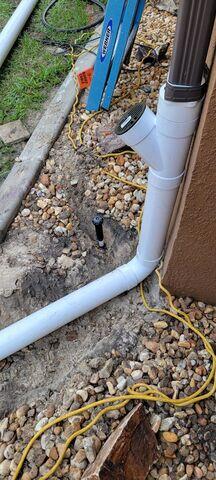 New Downspout Installed