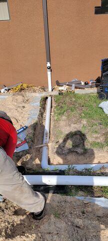 Downspout Drainage Repair