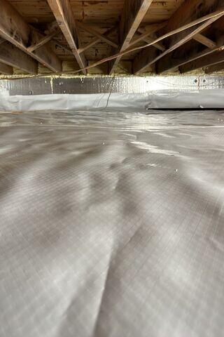 Clean Crawl Space Waterproofing