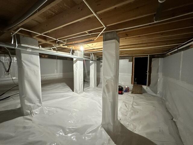 Crawl Space Fully Encapsulated