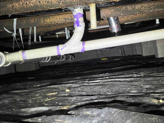 Damp Crawl Space