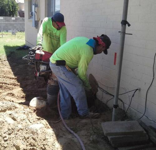 Piers Installation Process: Teamwork