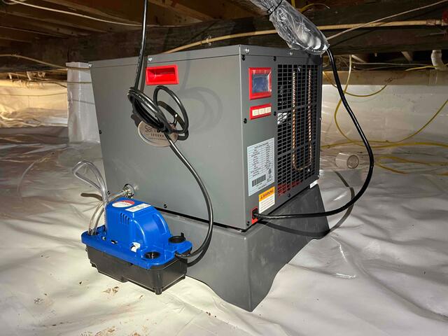 Crawl Space Dehumidifier