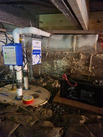 Crawl Space Sump Pump