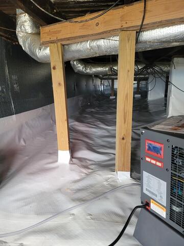 Crawl Space Waterproofing