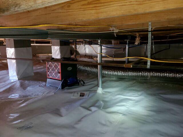 SaniDry Sedona Dehumidifier - Monitoring Moisture Levels