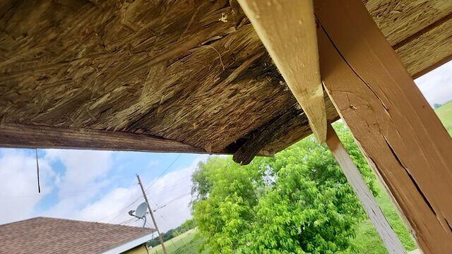 Wood Rot under roof