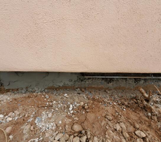 Stem Wall Repair Mid Process in Goodyear, AZ