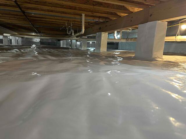 Crawl Space Moisture Barrier