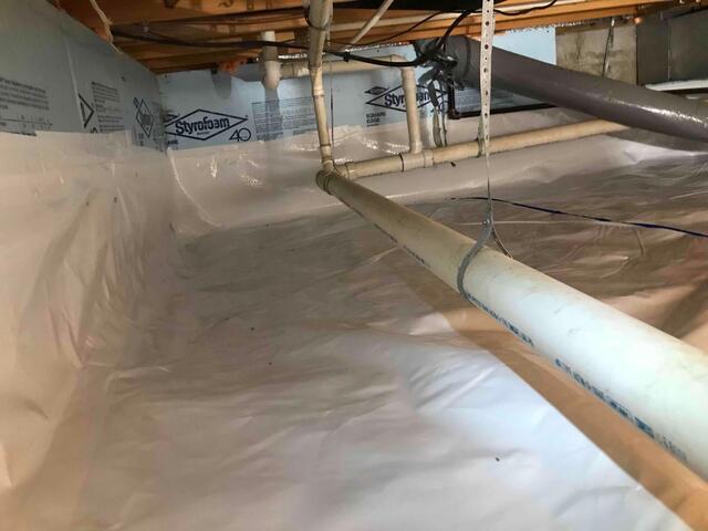 Crawl Space Moisture Barrier