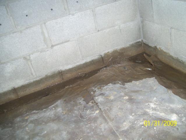 Water inside Basement