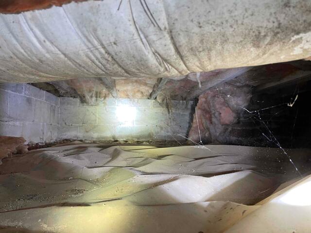 Before SmartJack Installation - Unstable Crawl Space