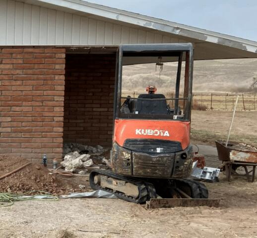 Underpinning Process: Heavy Machinery in Duncan, AZ