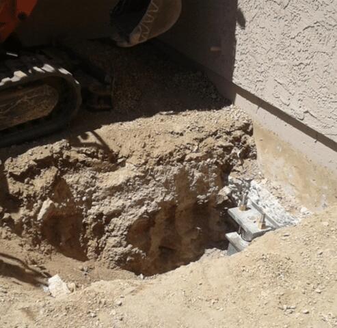 Piers Installation Process: How deep is enough? in Carefree, AZ