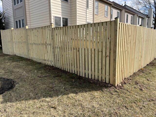 Wood Privacy Fence installed in Winchester, VA