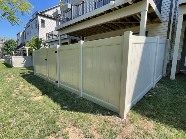 Vinyl Privacy Fence installed in Winchester, VA