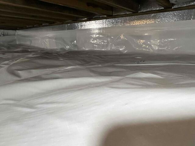 Crawl Space Vapor Barrier and Insulation