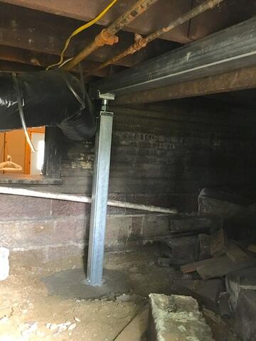 Stronger Crawl Space Support