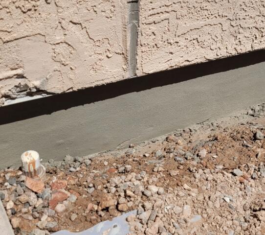 After Stem Wall Repair Process in Sun City, AZ