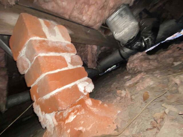 Failing Brick Pier