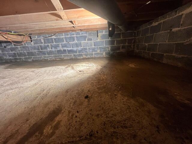 Damp Crawl Space