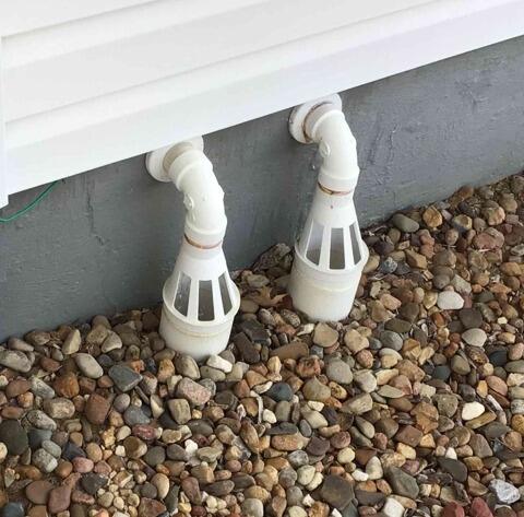 Discharge Lines Installed