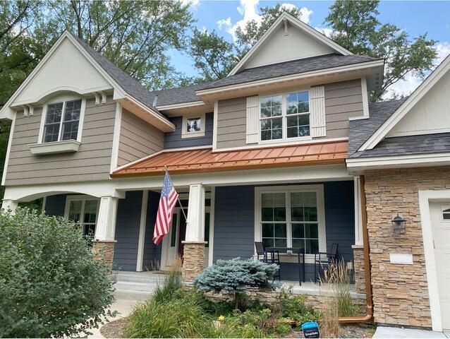 Copper Penny Steel Roof Installation - Sela Gutter Connection