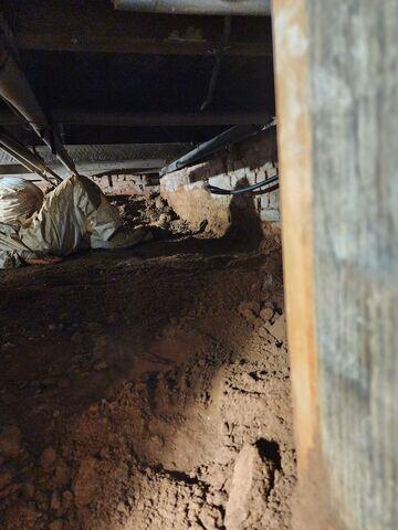 Crawl Space Before