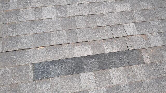 After the shingle repalcement