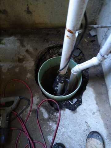 The Old Sump Pump System