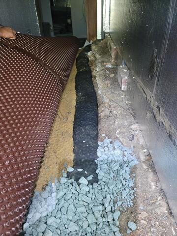 Crawl Space Waterproofing - EZ-Flow and Drainage Matting