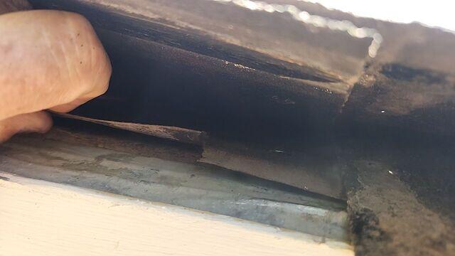 Wood and shilngle compermised