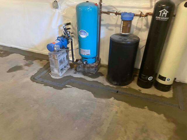 TrenchDrain Around Appliances in Shrewsbury, MA