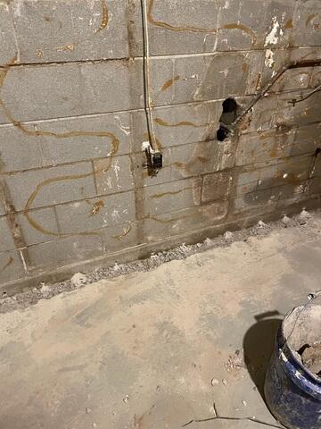 Trench and Holes Drilled in Nashville, TN