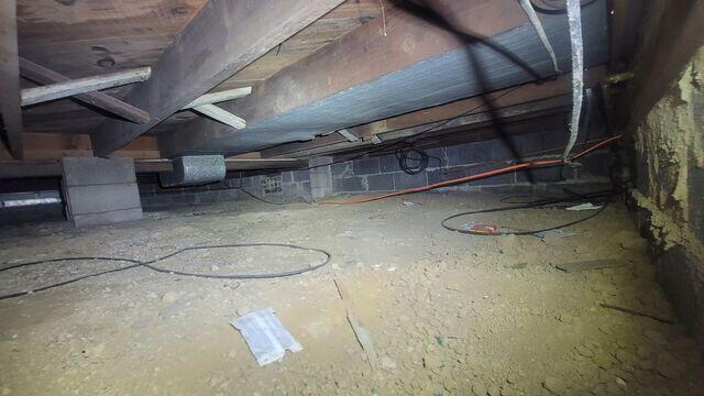 Damp Crawl Space