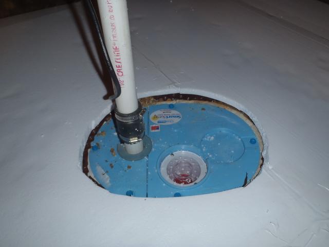 <p>Dr. Energy Saver has installed the SmartSump to collect the access water that has leaked into the crawl space and pump it outside.&nbsp;</p>