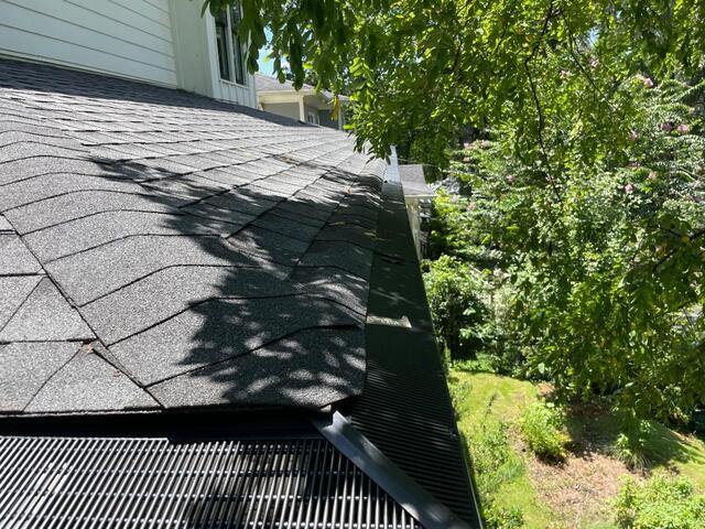 What a differance with RainDrop Gutter.