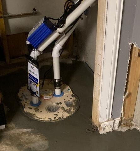 The Installed Sump Pump