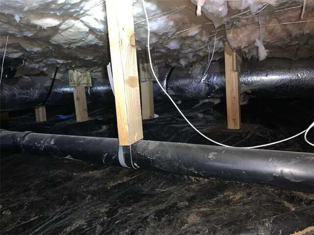 Falling Fiberglass Insulation