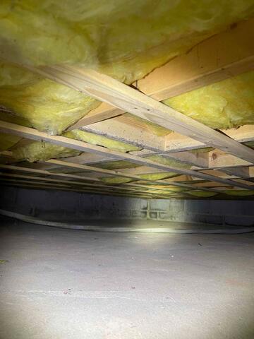 Damp Crawl Space