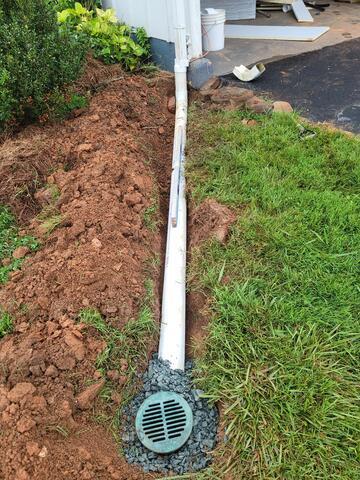 Buried Downspouts