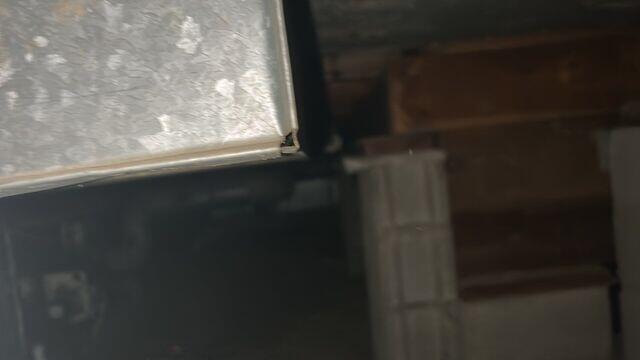 Hole in ductwork