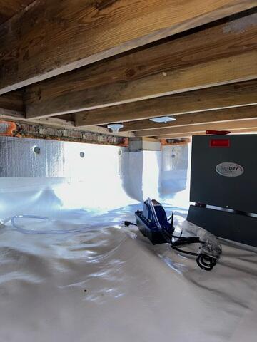 Crawl Space Dehumidifier