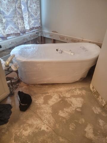 Visual of the New Bath Tub