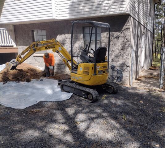 Underpinning Process of the Installation System: Heavy Machinery In Lakeside, AZ