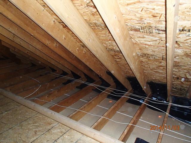 <p>Dr. Energy Saver Delmarva has removed the old insulation and prepared the attic for the new TruSoft Cellulose insulation.  </p>