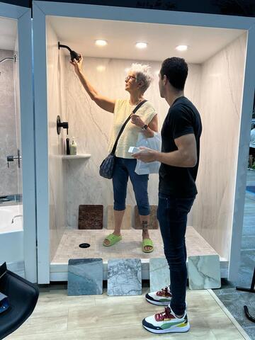 Testing out our showers & trims in West Palm Beach, FL