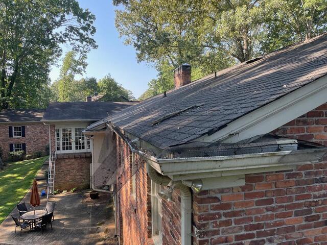 More damage to gutter guards